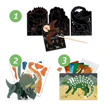 Kit créatif Djeco Le monde des dinosaures