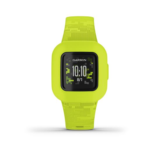 Montre connectée Garmin® Vivofit® Jr. 3 Bluetooth Vert avec bracelet silicone Vert