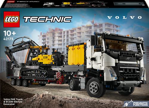 LEGO® Technic 42175 Camion Volvo FMX et pelleteuse électrique EC230