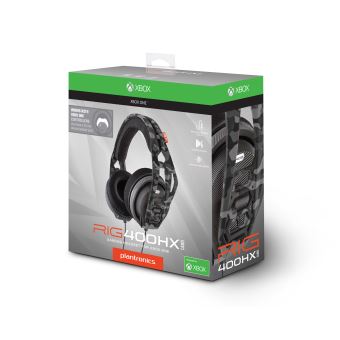 Casque Gaming Nacon Plantronics RIG 400HX Stéréo Filaire Camouflage pour Xbox One