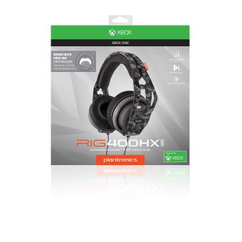 Casque Gaming Nacon Plantronics RIG 400HX Stéréo Filaire Camouflage pour Xbox One