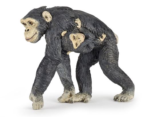 Figurine Papo Chimpanze Et Son Bebe Autre Figurine Ou Replique Achat Prix Fnac