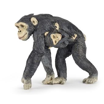 Figurine Papo Chimpanzé et son bébé