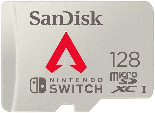 Carte mémoire micro SD SanDisk pour Nintendo Switch Apex Legends 128 Go