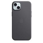 Coque en tissage fin avec MagSafe pour iPhone 15 Plus Noir