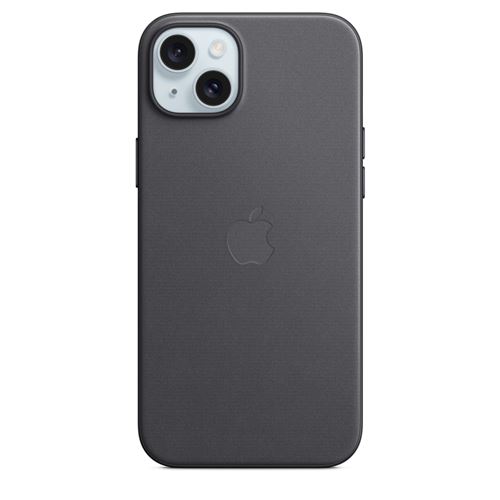Apple Coque en tissage fin avec MagSafe pour iPhone 15 Plus Noir