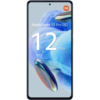 Pack Smartphone Xiaomi Redmi Note 12 Pro 6,67" 5G Double nano SIM 128 Go Bleu + Enceinte Smart Speaker Noir