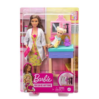 Barbie Coffret Salon De Coiffure Ultra Chevelure, Poupée Cheveux