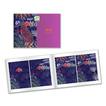 Jeu créatif Djeco Cartes à gratter Nature luxuriante