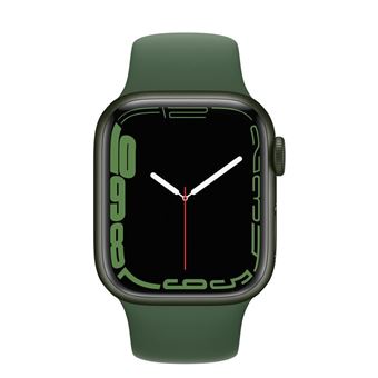 Apple Watch Series 7 GPS Aluminium Case Green 41mm met Groene Sportband Refurbished - 1