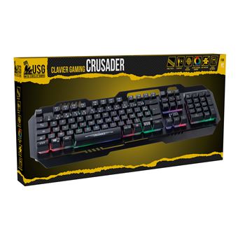 Clavier gaming USG Crusader Noir