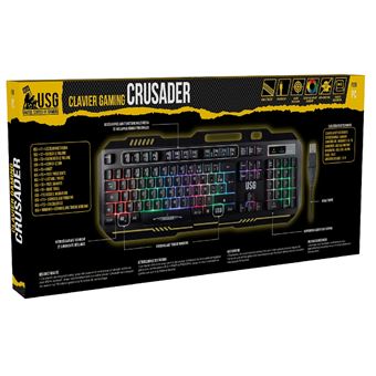 Clavier gaming USG Crusader Noir