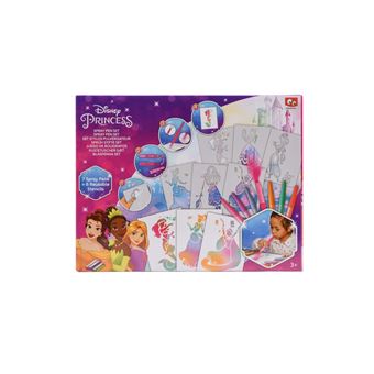 Set dessin de 7 spray stylos Canenco Princess