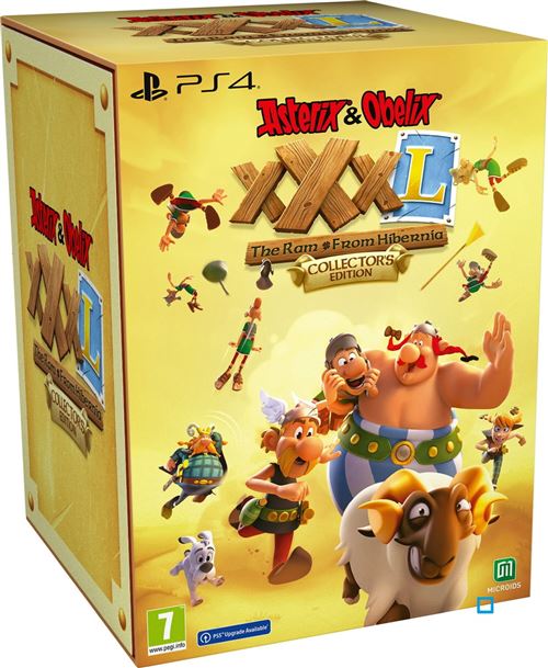 Pochette avant du jeu Astérix & Obélix XXXL Le Bélier d'Hibernie Edition Collector PS4