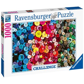 Puzzle 1000 pièces Ravensburger Boutons Challenge Puzzle