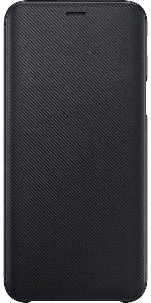 SAMSUNG GALAXY J6 FLIP WALLET BLACK