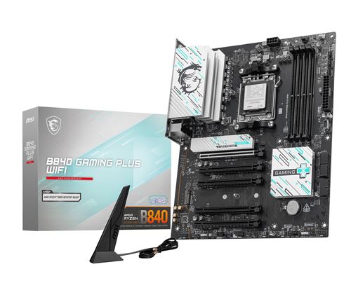 Carte mère MSI B840 GAMING PLUS WIFI ATX Socket AM5 Chipset AMD B840