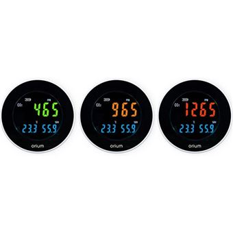 Moniteur d'air Orium Quaelis 16 11334 Blanc et Noir