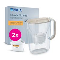 Carafe Filtrante Brita Marella Blanche - 2,4 L Avec Filtre Maxtra+ Et Indicateur MEMO