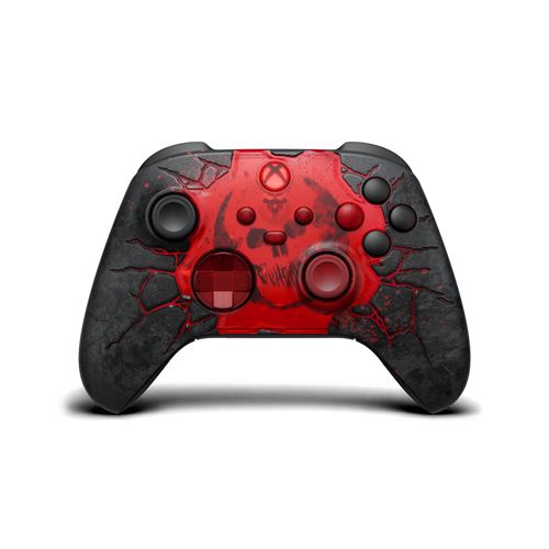 Manette sans fil Microsoft Gears of War E-Day Limited Edition Noir et Rouge pour Xbox