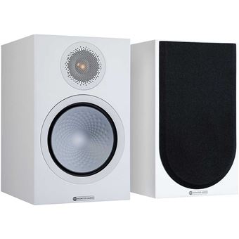 Enceinte bibliothèque Monitor Audio Silver 100 7G Blanc satiné Vendue par paire