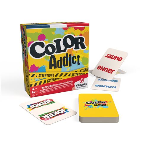 Color Addict Jeu de 110 Cartes France Cartes