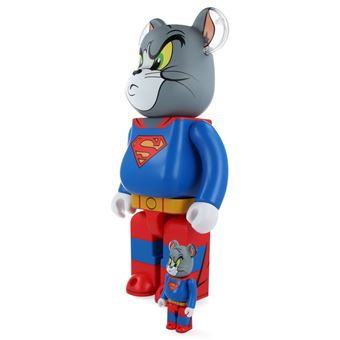 Bearbrick 100% + 400% Tom & Jerry as Superman
