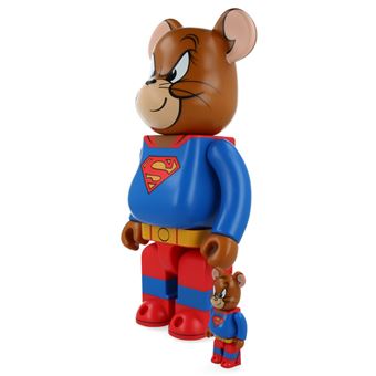 Bearbrick 100% + 400% Tom & Jerry as Superman