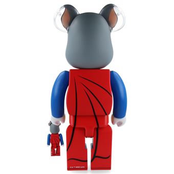 Bearbrick 100% + 400% Tom & Jerry as Superman