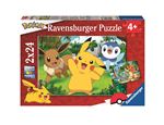 Set de 2 puzzles Ravensburger Pokémon Pikachu et ses amis 24 pièces