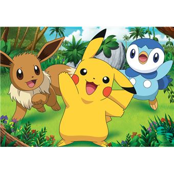 Set de 2 puzzles Ravensburger Pokémon Pikachu et ses amis 24 pièces