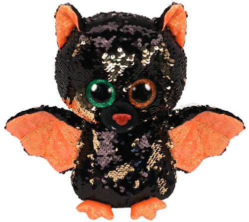 Peluche TY Flippables Taille S Omen La chauve-souris Halloween