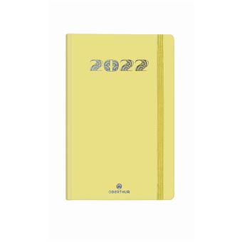 Agenda Semainier Oberthur Cachemire 2022 Format 15 Modèle aléatoire