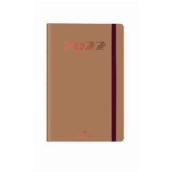 Agenda Semainier Oberthur Cachemire 2022 Format 15 Modèle aléatoire