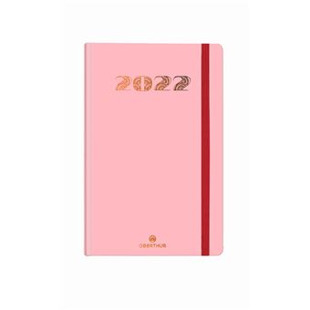 Agenda Semainier Oberthur Cachemire 2022 Format 15 Modèle aléatoire