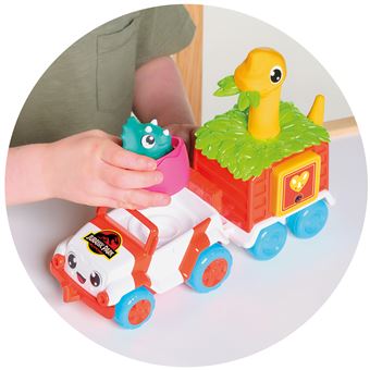 Jouets à pousser Tomy Pousse roule de Secours Dino