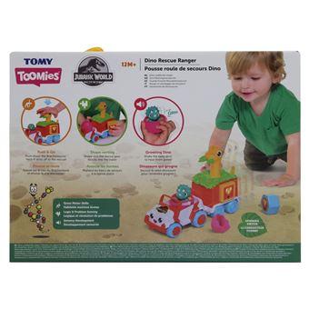 Jouets à pousser Tomy Pousse roule de Secours Dino