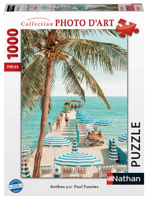 Puzzle 1000 pièces : Antibes Paul Fuentes Ravensburger Nathan - vue 2