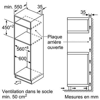 Micro-ondes combiné Bosch Série 6 CMA485GB1 3350 W Noir