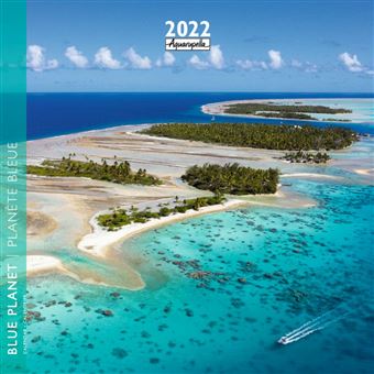 Calendrier Pictura 2022 Planète bleue 16 x 16 cm