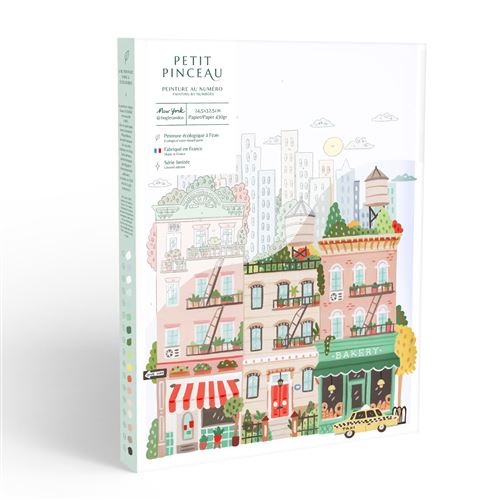 Gouache La Petite épicerie Peinture au numéro Petit Pinceau Rome par Hoglet and CO