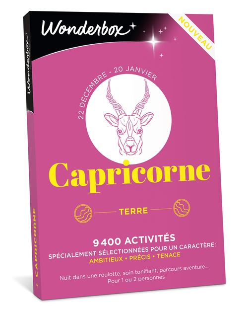 Coffret cadeau Wonderbox Capricorne