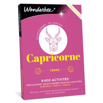 Coffret cadeau Wonderbox Capricorne - 1