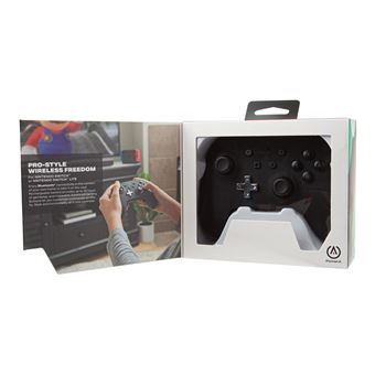 Manette sans fil améliorée Bluetooth pour Nintendo Switch Acco Noir