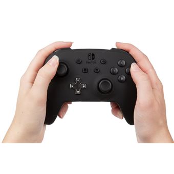 Manette sans fil améliorée Bluetooth pour Nintendo Switch Acco Noir