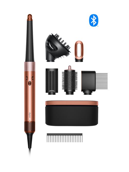 Brosse Coiffante Dyson Airwrap I.D. Cheveux Bouclés À Frisés Edition Gifting Soie Ambrée