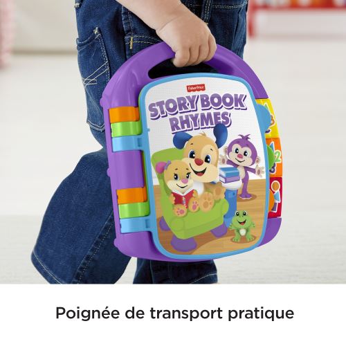 Jouet Musical D Eveil Bebe Pour Fisher Price Livre Interactif Comptines Jeux Educatifs Jouets Et Jeux