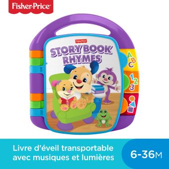 Cdh39 6 Mois Et Plus Fisher Price Livre Interactif Comptines Jouet Musical Deveil Bebe Pour Apprendre En Chanson