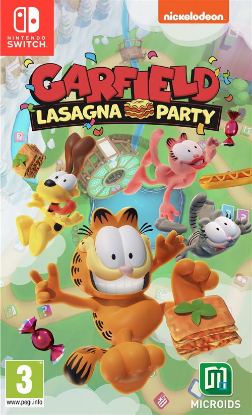 Garfield Lasagna Party Nintendo Switch