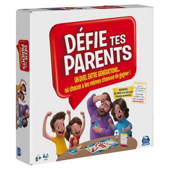 Jeu d’ambiance Games Défie tes parents édition Lancez les paris !